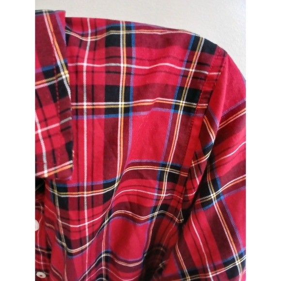 UNTUCKit Red Plaid Long Sleeve Dress - Picture 3 of 7